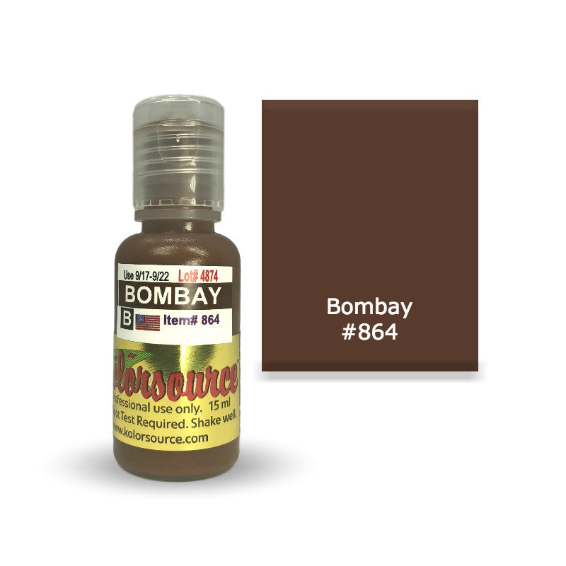 Kolorsource - Permanent Makeup Pigment (PMU) Bombay Brown #864 - 15ml Kolorsource Kolorsource - Permanent Makeup Pigment (PMU) Bombay Brown #864 - 15ml Kolorsource