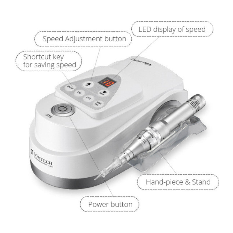 Bomtech - Digital Pop 10 Speed Digital Control Permanent Makeup (PMU) Machine Bomtech Bomtech - Digital Pop 10 Speed Digital Control Permanent Makeup (PMU) Machine Bomtech