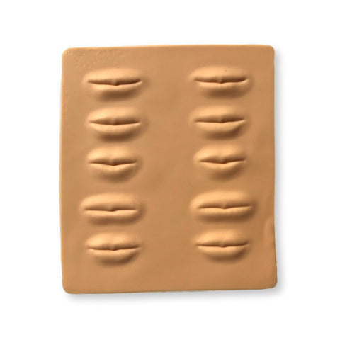 Beauty Built - Lips Practice Skin Lip Mouth 3D Tattoo Training Sheet Tools - Permanent Makeup (PMU) Beauty Built Beauty Built - Lips Practice Skin Lip Mouth 3D Tattoo Training Sheet Tools - Permanent Makeup (PMU) Beauty Built