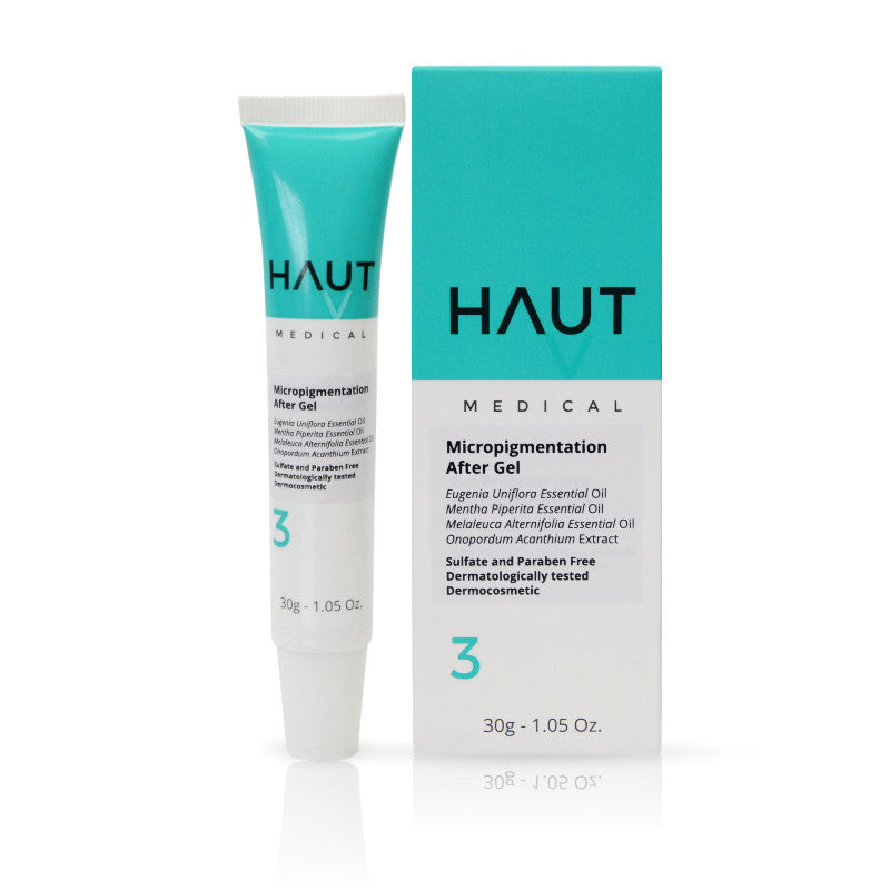 Haut Medical - Micropigmentation After Gel Step 3 - Permanent Makeup (PMU) and Body Tattooing - 30g - 1.05 Oz. Haut Medical Haut Medical - Micropigmentation After Gel Step 3 - Permanent Makeup (PMU) and Body Tattooing - 30g - 1.05 Oz. Haut Medical