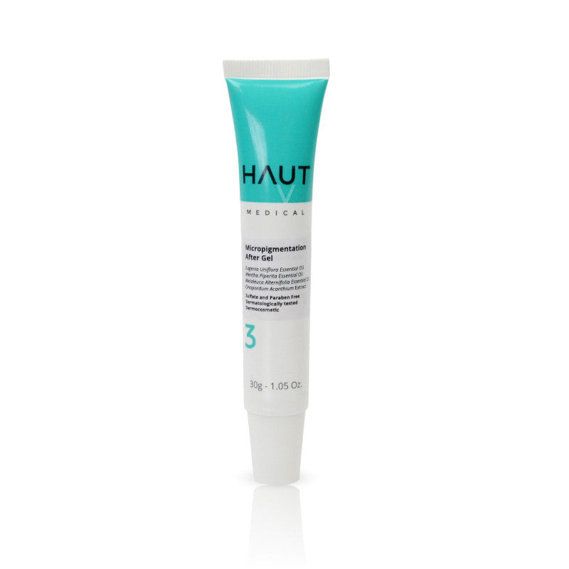 Haut Medical - Micropigmentation After Gel Step 3 - Permanent Makeup (PMU) and Body Tattooing - 30g - 1.05 Oz. Haut Medical Haut Medical - Micropigmentation After Gel Step 3 - Permanent Makeup (PMU) and Body Tattooing - 30g - 1.05 Oz. Haut Medical