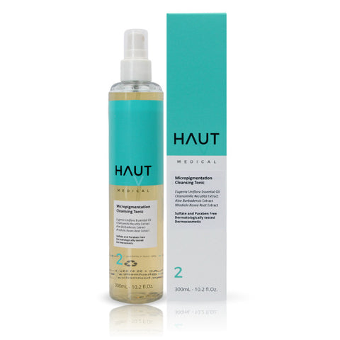 Haut Medical - Micropigmentation Cleansing Tonic Step 2 - Permanent Makeup (PMU) and Body Tattooing - 300ml - 10.2 fl.Oz. Haut Medical Haut Medical - Micropigmentation Cleansing Tonic Step 2 - Permanent Makeup (PMU) and Body Tattooing - 300ml - 10.2 fl.Oz. Haut Medical