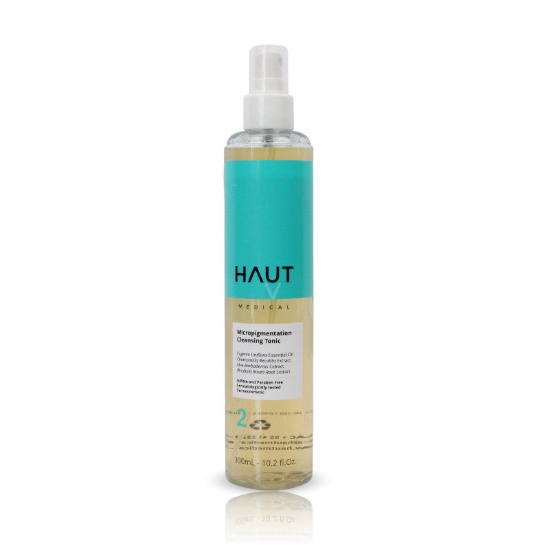 Haut Medical - Micropigmentation Cleansing Tonic Step 2 - Permanent Makeup (PMU) and Body Tattooing - 300ml - 10.2 fl.Oz. Haut Medical Haut Medical - Micropigmentation Cleansing Tonic Step 2 - Permanent Makeup (PMU) and Body Tattooing - 300ml - 10.2 fl.Oz. Haut Medical