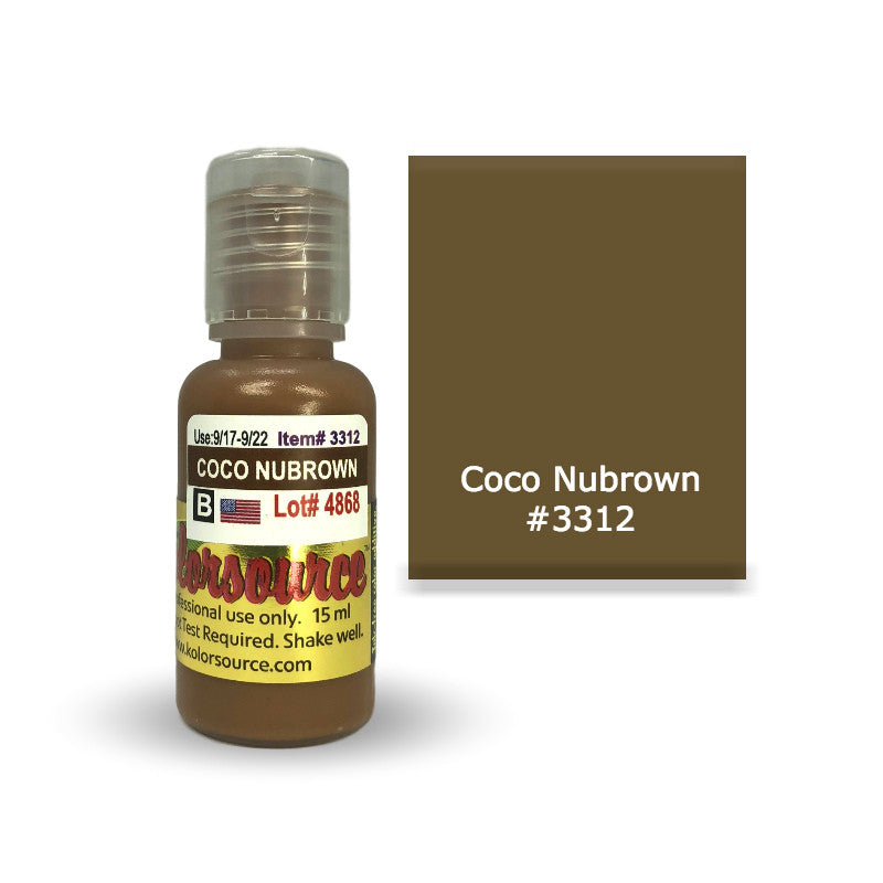 Kolorsource - Permanent Makeup Pigment (PMU) Coco Nubrown #3312 - 15ml Kolorsource