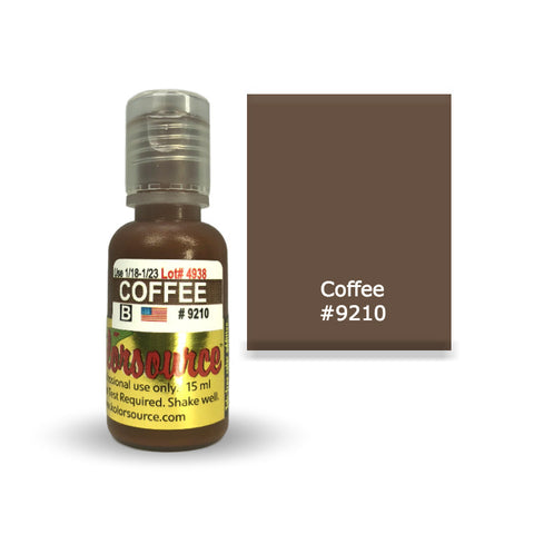 Kolorsource - Permanent Makeup Pigment (PMU) Coffee #9210 - 15ml Kolorsource