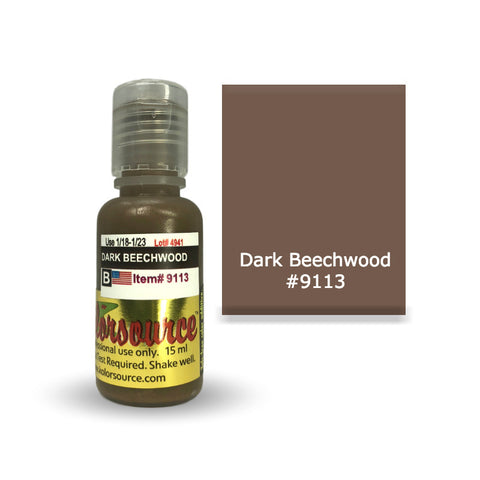 Kolorsource - Permanent Makeup Pigment (PMU) Dark Beechwood #9113 - 15ml Kolorsource