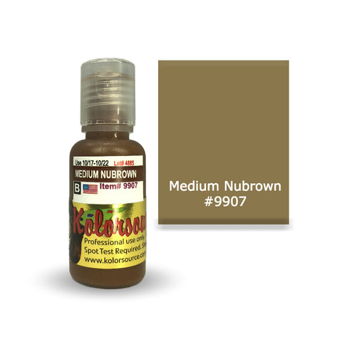 Kolorsource - Permanent Makeup Pigment (PMU) Medium Nubrown #9907 - 15ml Kolorsource