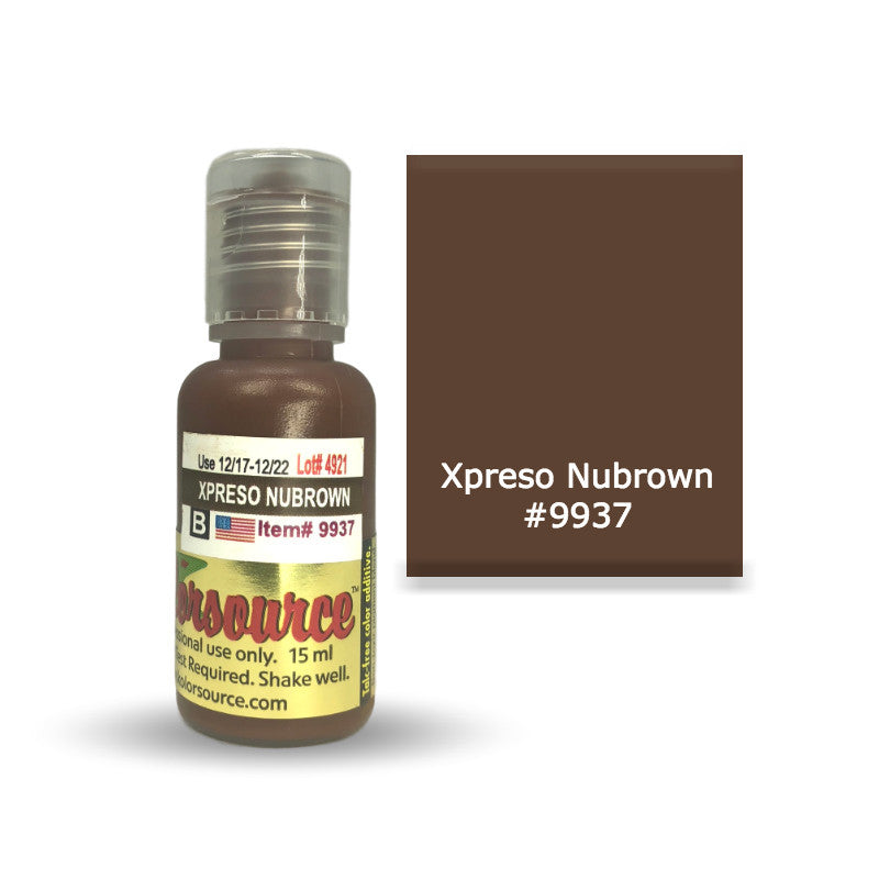 Kolorsource - Permanent Makeup Pigment (PMU) Xpresso Nubrown #9937 - 15ml Kolorsource